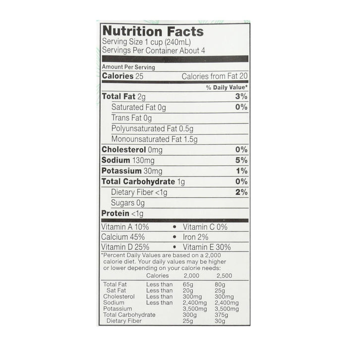 So Delicious Unsweetened Almond Milk Beverage, 32 Fl Oz. (Pack of 6)