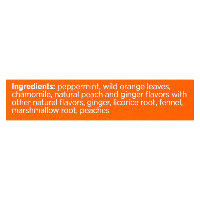 Bigelow Ginger Peach Steady Stomach Herbal Tea (Pack of 6 - 18 Bags)