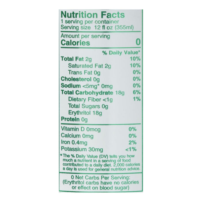 Reed's Zero Sugar Ginger Beer, Case of 6 - 12 Fl. Oz. Bottles