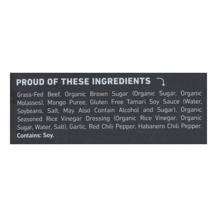 Country Archer Beef Jerky Mango Habanero 12 x 2.5 Oz.