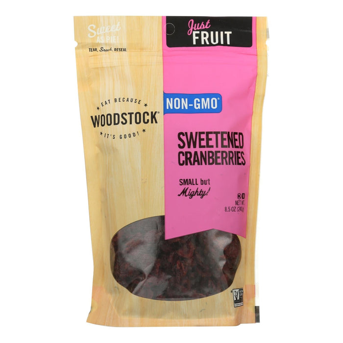 Woodstock Sweetened Cranberries - Case of 8, 8.5 Oz Each