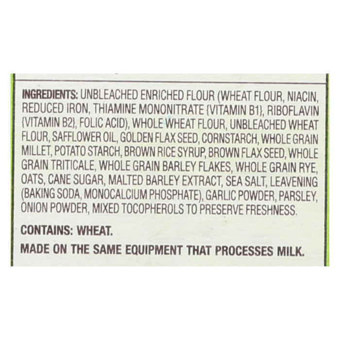 Back To Nature Organic Multigrain Flax Seed Flatbread Crackers (Pack of 6 - 5.5 Oz.)