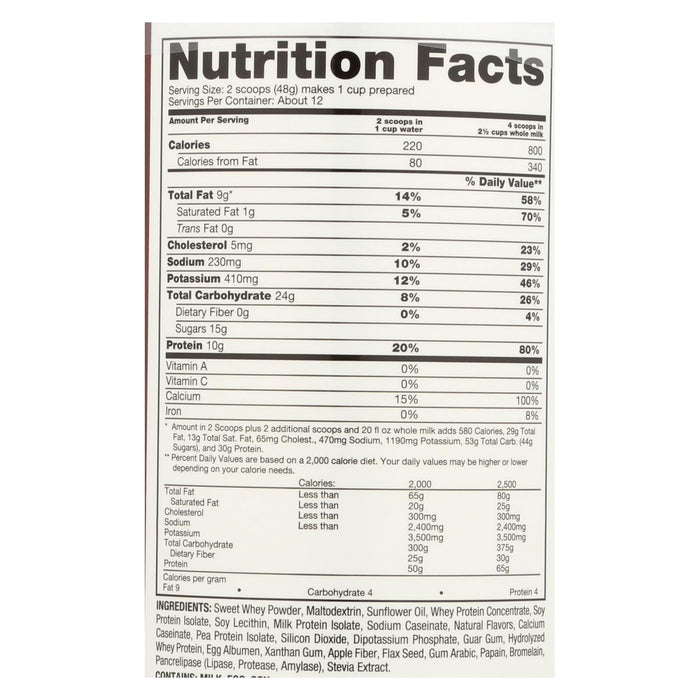 Naturade Weight Gain Vanilla - (20.3 Oz)