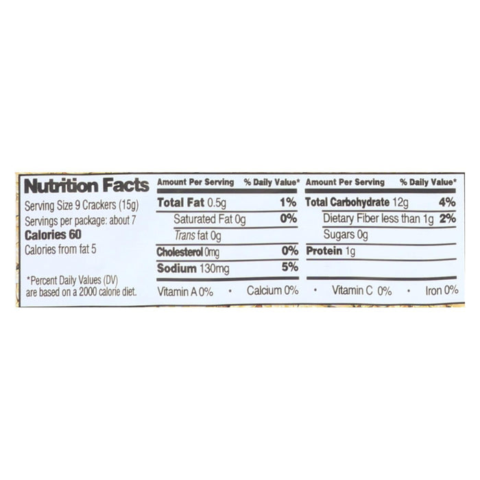 Edward & Sons Tamari Sesame Brown Rice Snaps, 12 Pack - 3.5 Oz Each