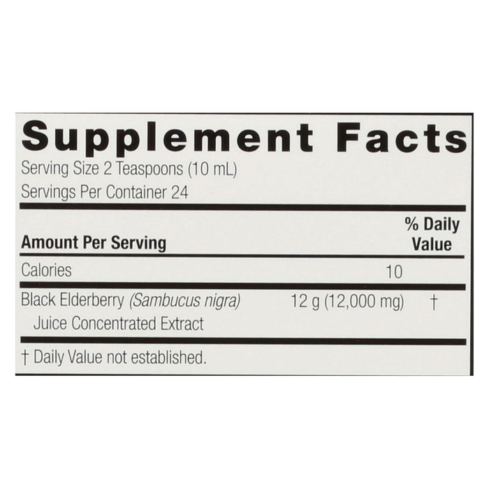 Nature's Answer Sambucus Nigra Black Elderberry Extract, Immune Support, 8 Fl Oz