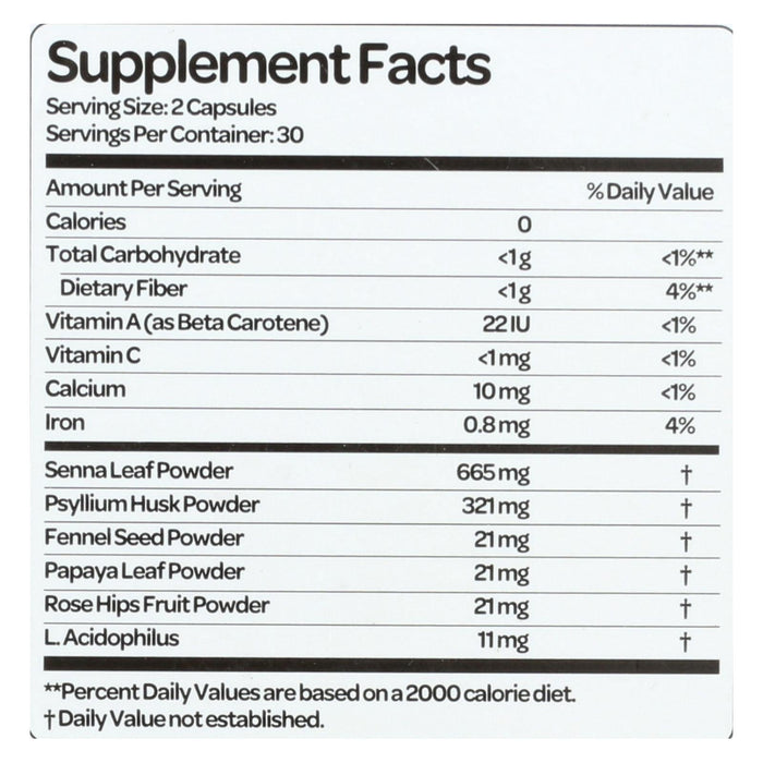 Health Plus Super Colon Cleanse 500 mg (60 Capsules)