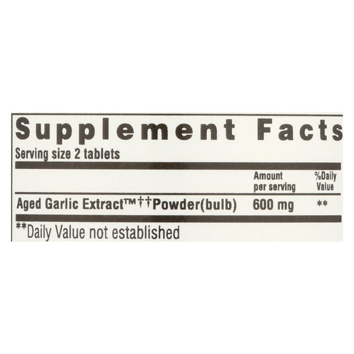 Kyolic Aged Garlic Extract for Heart Health (100 Tablets)