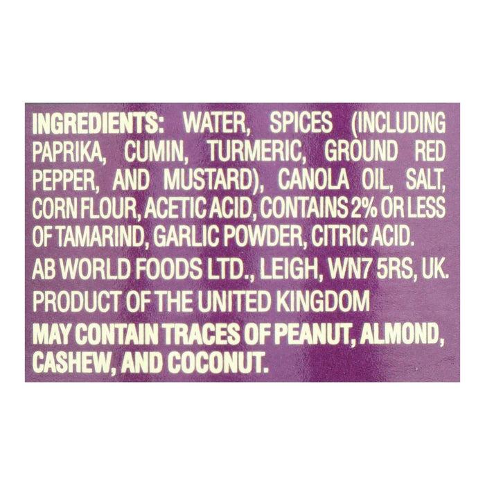 Patak's Hot Curry Paste - 10 Oz - Concentrated - Case of 6