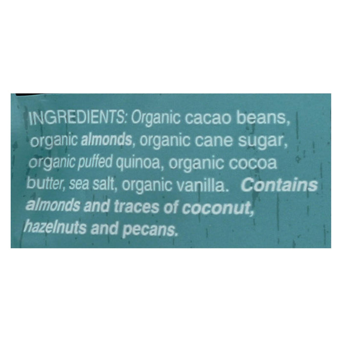Organic Dark Chocolate Bark with Sea Salt Almond - (Pack of 12) - 4.2 Oz.