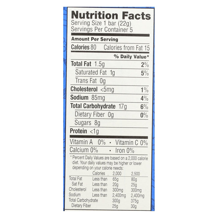 Annie's Homegrown Original Snack Bar Multipack, 8 x 3.9 Oz.