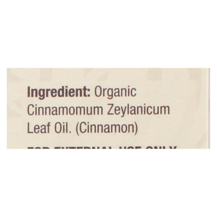 Nature's Answer Organic Cinnamon Essential Oil, 0.5 Oz