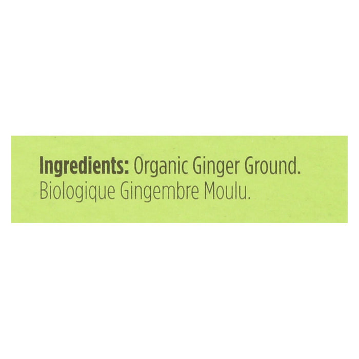 Spicely Organics Organic Ground Ginger, Pack of 6 - 0.4 Oz.