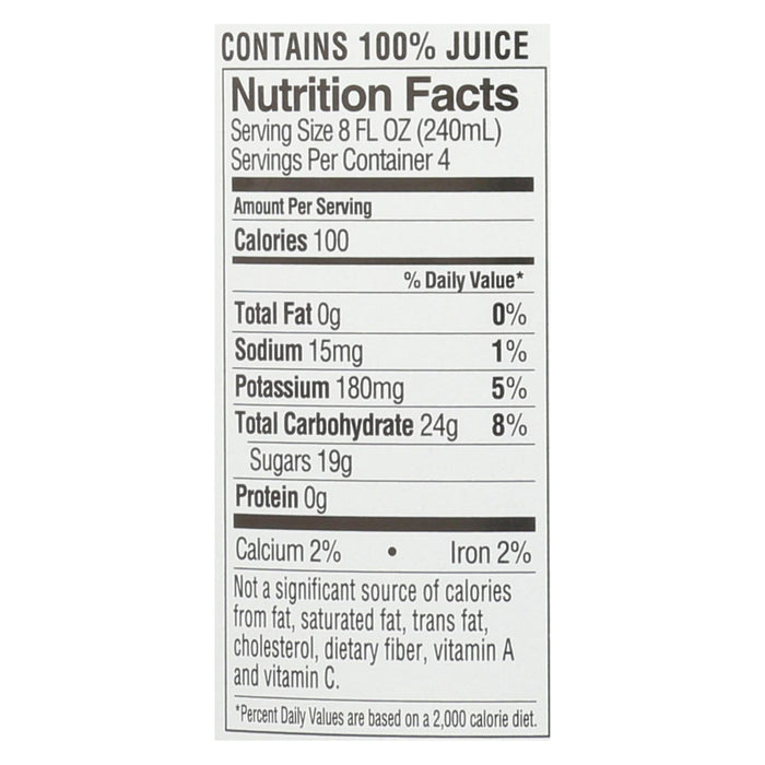 R.W. Knudsen's 100% Pure & Unsweetened Blueberry Juice, 32 Fl Oz (Pack of 6)
