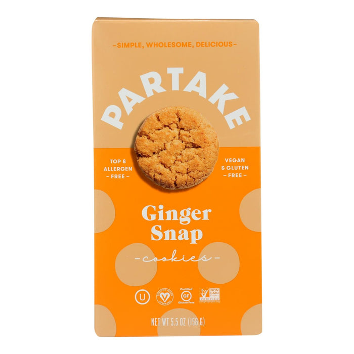Partake Foods Mini Cookies - Sweet & Crispy Bite-Sized Goodness (Pack of 6 - 5.5 Oz.)
