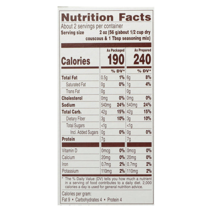 Near East Garlic & Olive Oil Couscous (Pack of 12 - 4.7 oz.)