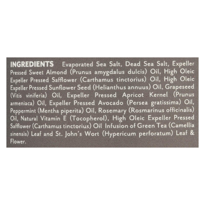 Soothing Touch Exfoliating Salt Scrub with Invigorating Peppermint and Rosemary - 20 Oz.