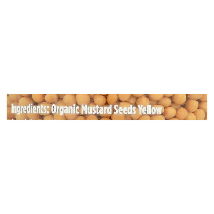 Spicely Organics Organic Yellow Mustard Seeds (Pack of 3 - 2.4 Oz.)