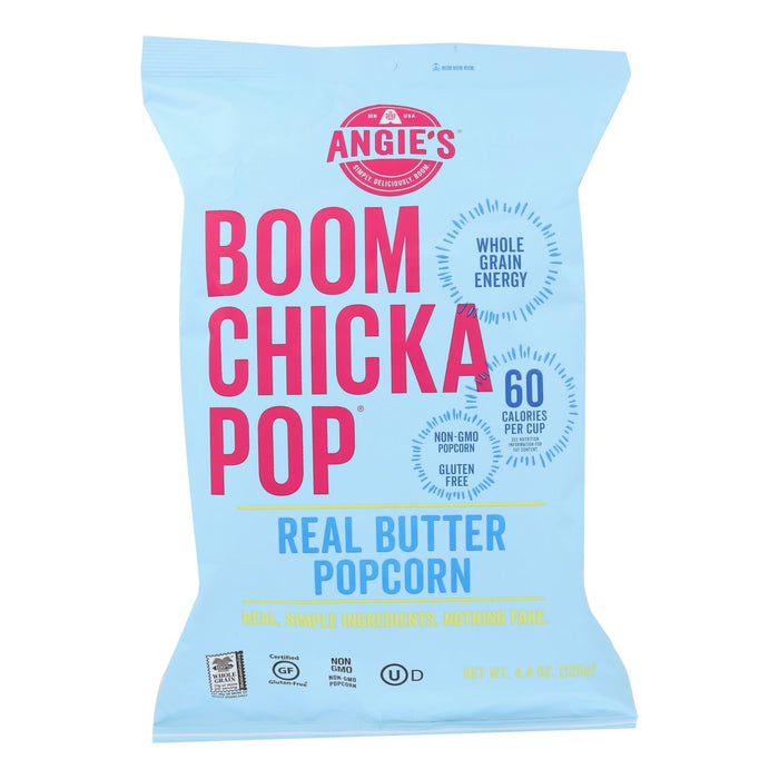 Angie's Kettle Corn Popcorn - Boom Chicka Pop - Real Butter - 4.4 Oz - Pack of 12