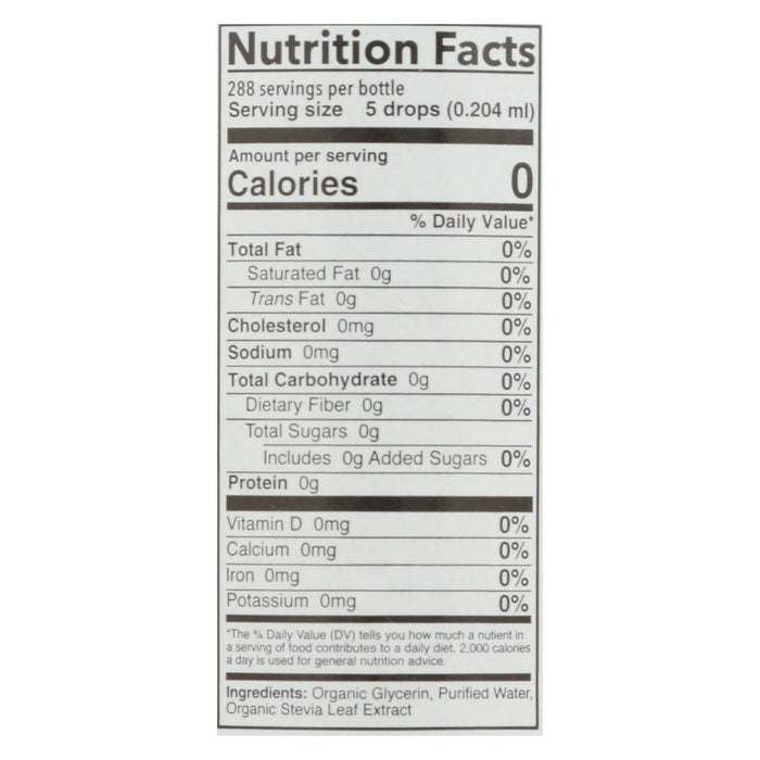 Sweet Leaf Stevia Clear Liquid Drops (2 Fl Oz)