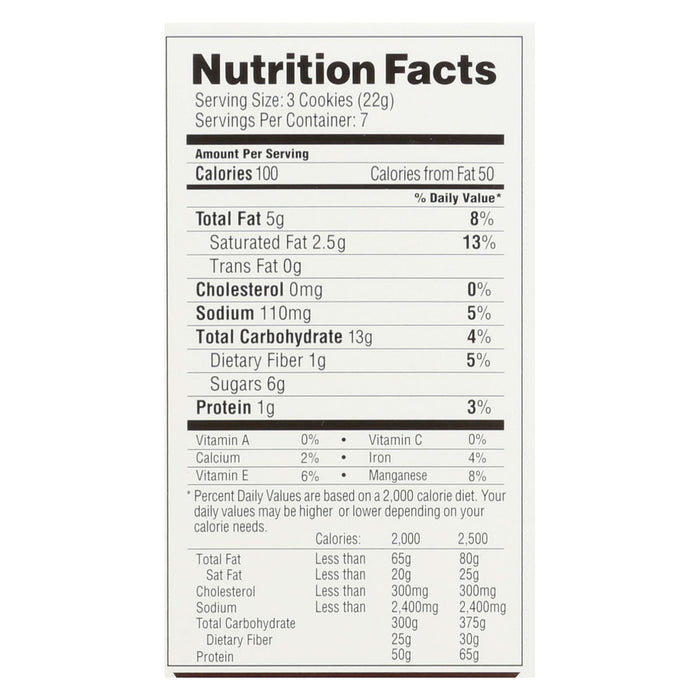 Simple Mills Double Chocolate Crunchy Cookies, 5.5 Oz. (Pack of 6)