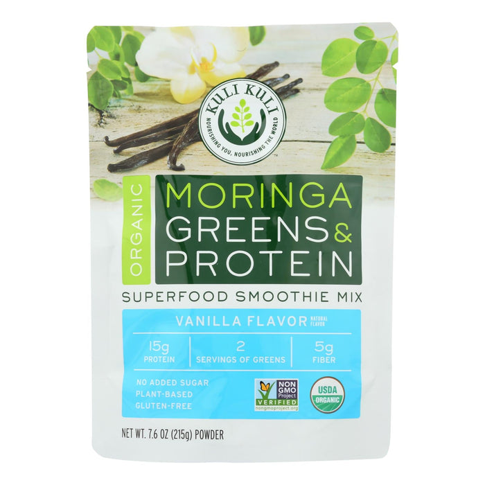 Kuli Kuli Moringa Greens and Protein Powder - 7.6 Oz, Vanilla Flavor