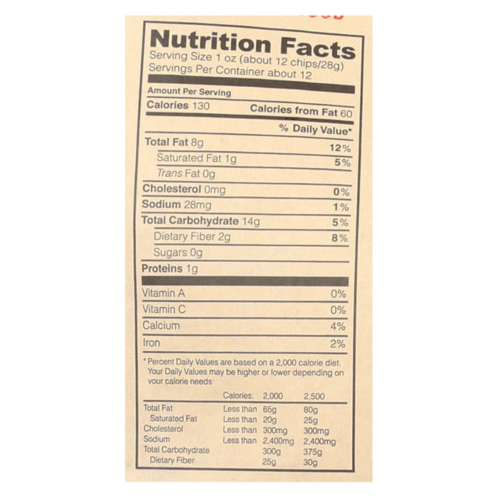 Mi Nina's Crisp Sea Salt White Corn Tortilla Chips (Pack of 9 - 12 Oz.)