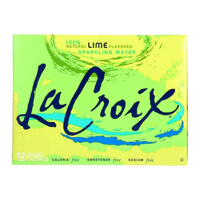 Lacroix Sparkling Water, Lime, 12 Fl Oz. - 24-Pack