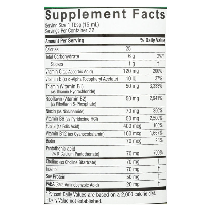 Nature's Answer Liquid Vitamin B-Complex, 16 Fl Oz