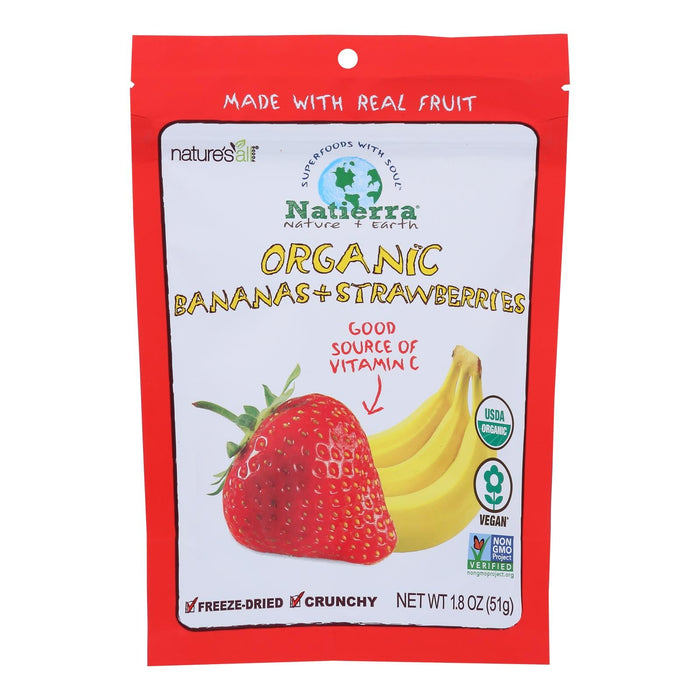 Natierra Freeze-Dried Bananas & Strawberries | 21.6 Oz. Value Pack