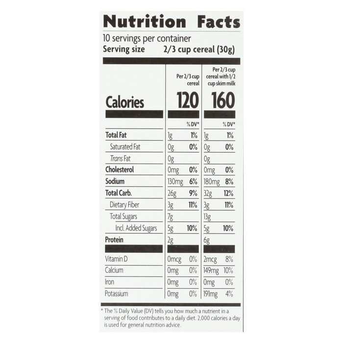 Nature's Path Organic Sunrise Cereal: Crunchy Cinnamon Delight (Pack of 12)