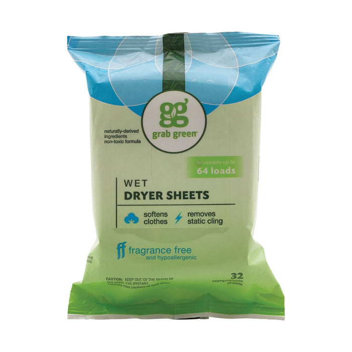 Grab Green Fragrance-Free Laundry Detergent (Pack of 6 - 32 Loads)