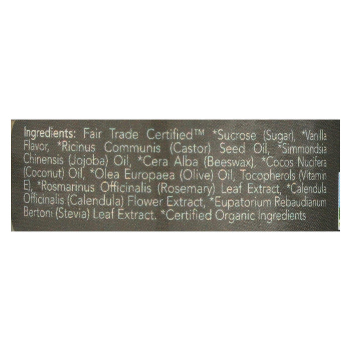 Ecolips Vanilla Bean Organic Lip Scrub - Pack of 6 - 0.5 Oz.