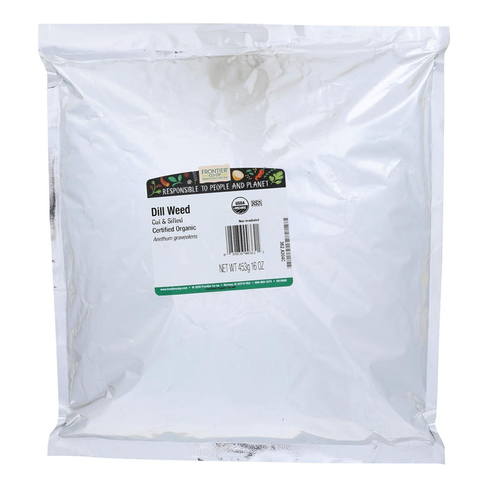 Frontier Herb - Organic  - Dill Weed, 1 lb (Cut and Sifted)