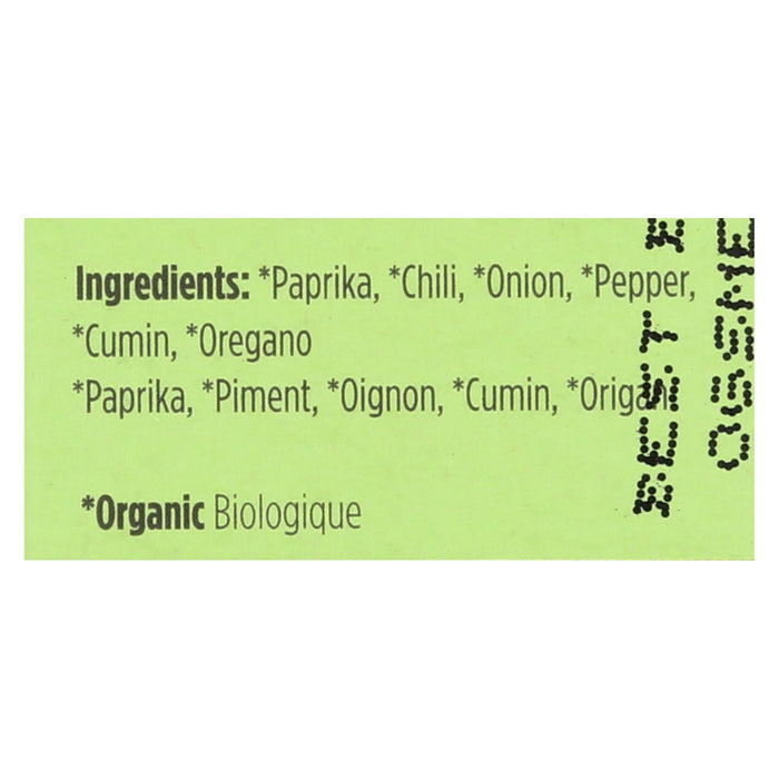 Spicely Organics Mexican Seasoning, Organic, 0.5 Oz. (Pack of 6)