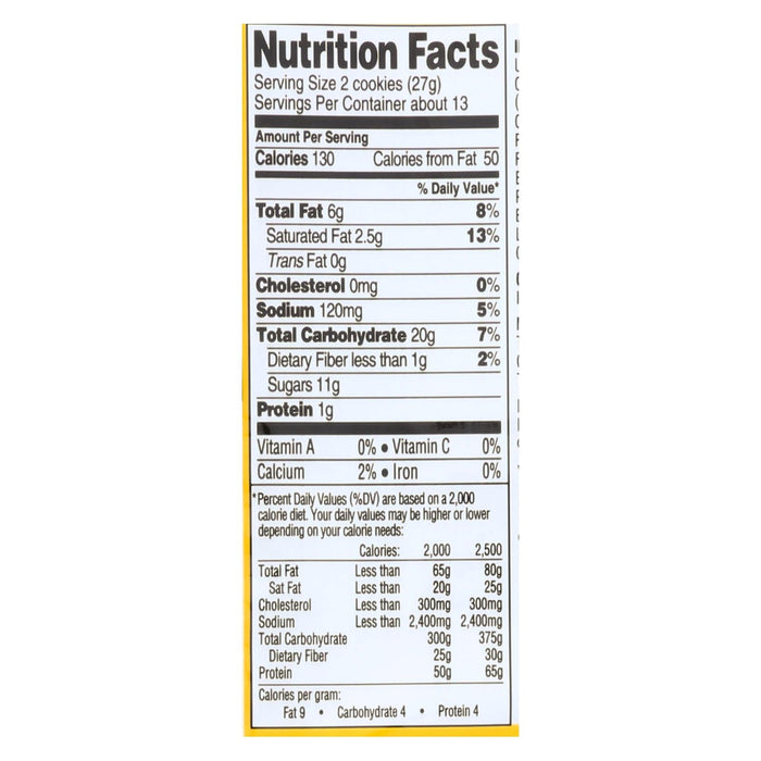 Newman's Own Organics Vanilla Creme-Filled Cookies (13 Oz. Pack of 6)