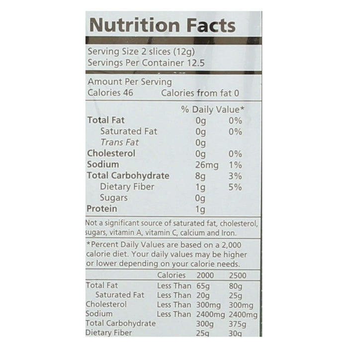 Real Foods Organic Corn Thins Sesame Flavor Crackers, 5.3 Oz, Pack of 6