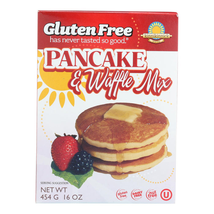 Kinnikinnick Gluten-Free Indulgent Pancake & Waffle Mix 16 Oz. Pack of 6