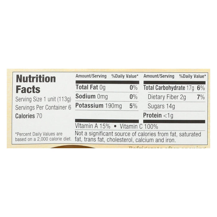 Santa Cruz Organic Apricot Apple Sauce 4 Oz. Pack of 12