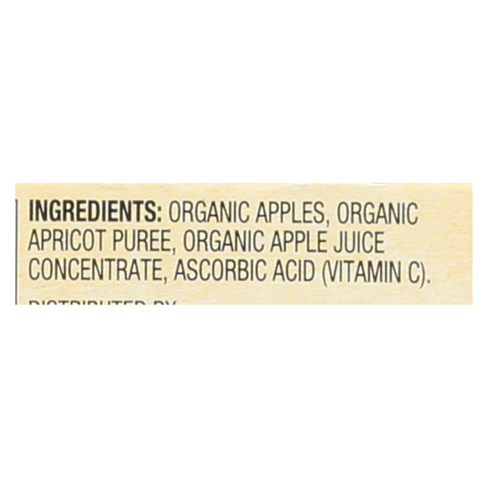 Santa Cruz Organic Apricot Apple Sauce 4 Oz. Pack of 12