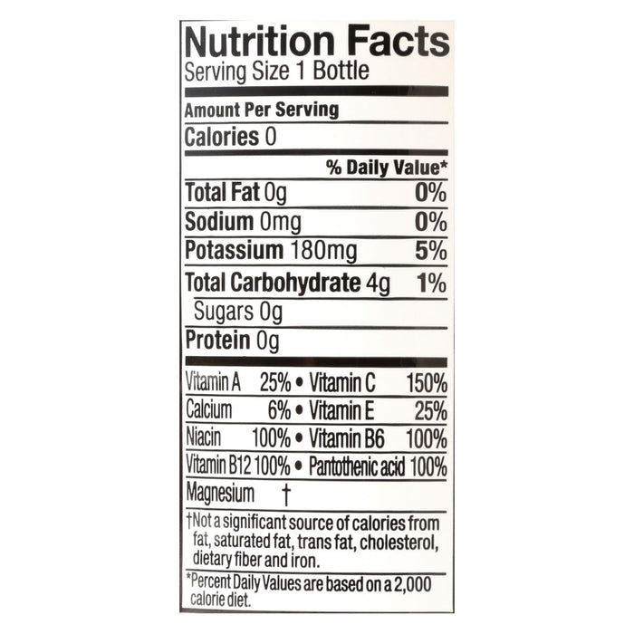 Glaceau Vitaminwater Zero: Rise Orange, No Sugar, 20 Fl. Oz. (Pack of 12)