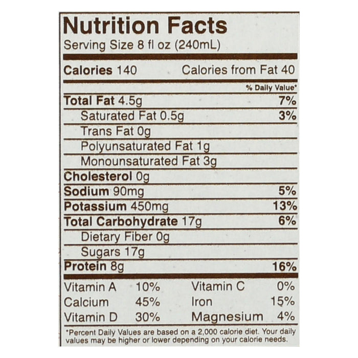 Ripple Plant-Based Chocolate Aseptic Pea Protein 8 Fl. Oz. 4-Pack