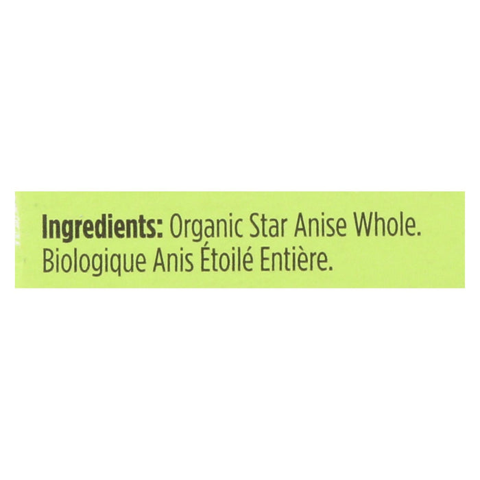 Spicely Organics: Star Anise Whole - Premium Culinaria Spice (Pack of 6)