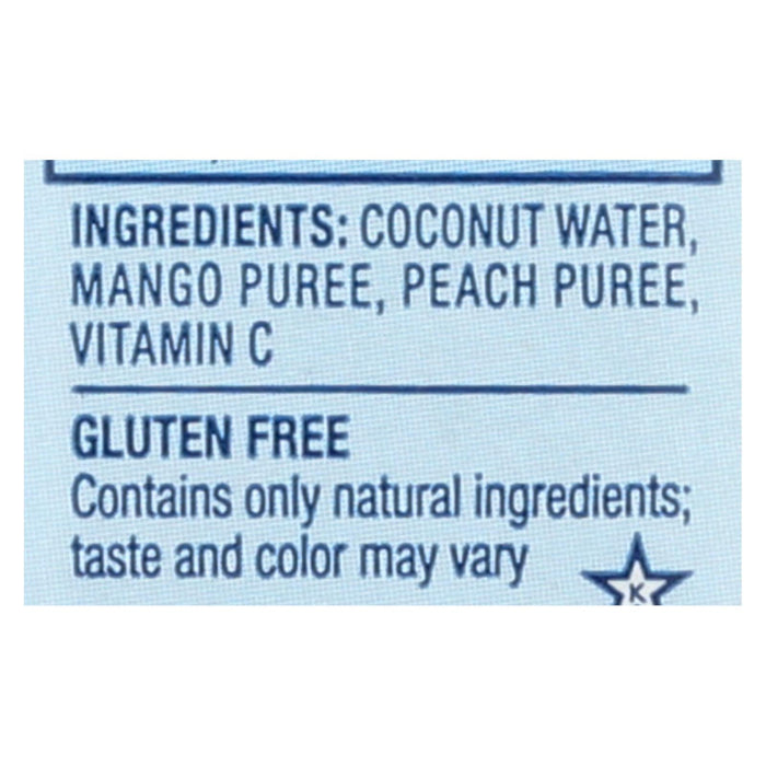 Vita Coco 500 mL Peach and Mango Flavored Coconut Water (Pack of 12)