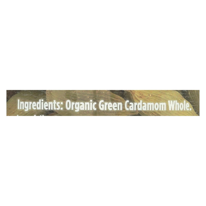 Spicely Organics Certified Organic Whole Cardamom Pods, 1.2 Oz. Pack of 3