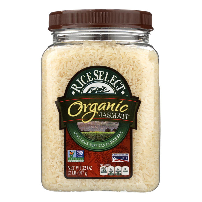 Rice Select Organic White Jasmine Rice (Pack of 4) - 32 Oz.