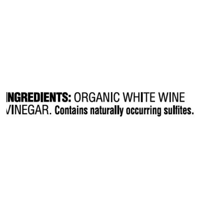 Organic Mediterranean White Wine Vinegar (6 - 8.45 Oz. Bottles)