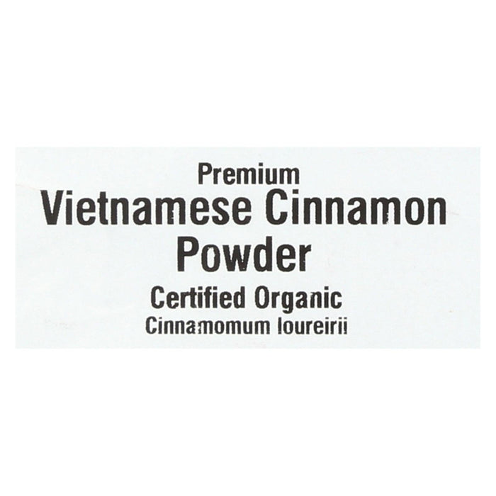 Frontier Herb 1lb Organic Vietnamese Ground Cinnamon 5% Oil