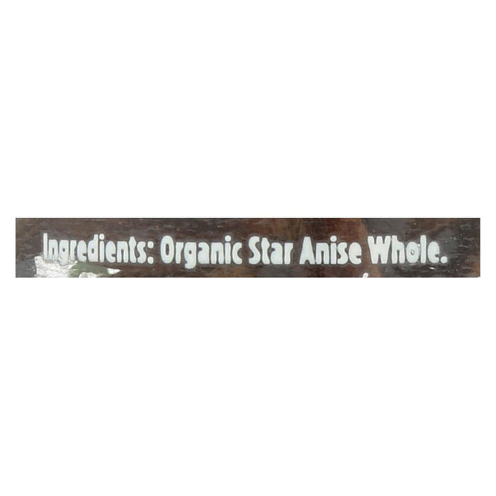 Spicely Organics Organic Anise Star Whole - 3-pack, 0.5 Oz. Bags