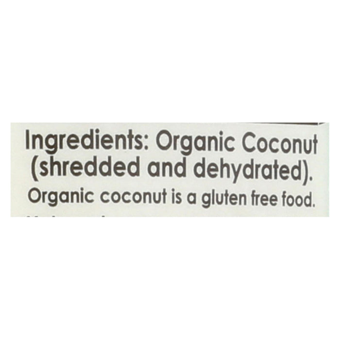 Let's Do Organics Shredded Coconut Unsweetened 8 Oz. (Pack of 12)