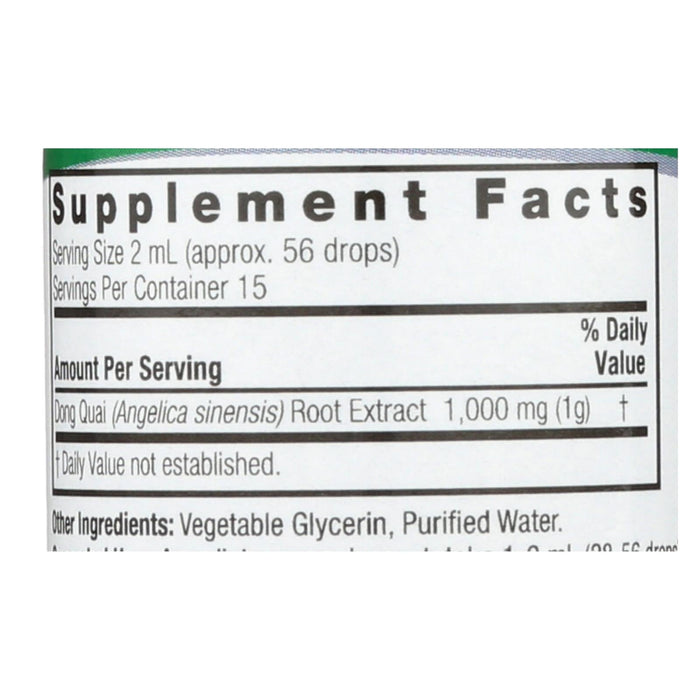 Nature's Answer - Alcohol-Free Dong Quai Root Extract (1 Fl Oz)